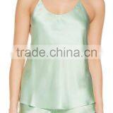 Women Sexy 2017 Hot Sale Silk-Satin Pajamas Set of Soft Feeling thumbnail-2