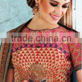 Desire Delicate Designer Light Blue Sarees Collections thumbnail-1