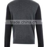 Men's Costume Slim Fitted Zip up Sweatshirt Without Hood thumbnail-3