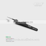 Factory Direct Sale ESD10-17anti-static Tip Elbow201stainless Steel Tweezers thumbnail-2