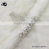 U Shaped Hair Pins Rhinestone Crystal Hairpins for Girls Hair Accessories Wholesale thumbnail-2