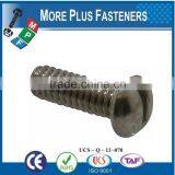 Made in Taiwan Aluminum Stainless Steel Zinc Plated Round Head Slotted Drive Machine Screw thumbnail-5