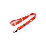Name Card Silicone Key Chain With Dye Sublimation Logo , Carabiner Hook Lanyard thumbnail-1