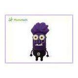 4GB / 8GB Soft Rubber Cute Cartoon USB Flash Drive Purple for Children