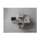 UnShield White Plastic Case RJ45 Modular Jack 10/100BASE One Port Custom thumbnail-1