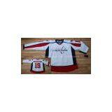 #19 Nicklas Backstrom Washington Capitals White NHL Jersey