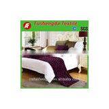 Luxury Extra Soft New Design Purple Stripe Decorative Bed Runner
