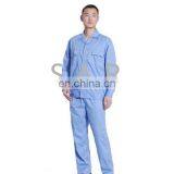 SAR Electronics factory anti-static blue men&#39;s labour suits workwear coverall