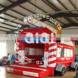 Fire Truck Adult Bounce House For Sale thumbnail-2