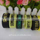Hot Sell on LED/ Light up Silicone Bracelet/wristband thumbnail-1