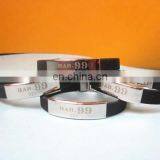 Customized One Heart Silicone Wristband With Metal Clip and Laser Logo thumbnail-1