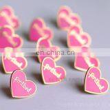 Custom Love Metal Rose Flower Enamel Lapel Pin thumbnail-6