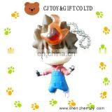 1.2 Inch PVC Cartoon Figurine Backpack Decorations