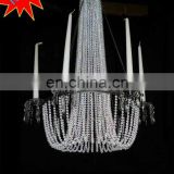 Large Acrylic Beaded Hanging Chandelier