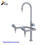 CDC laboratory test faucets Triple Outlet Faucet