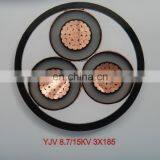 China Cable Manufacturer 11kv 50mm 70mm 95mm 185mm 630mm Xlpe Insulated Pvc Sheathed Power Cable Price thumbnail-5