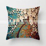 Floral Design Cushion Cover Vintage Flower Pillow Case Home Decorative Throw Pillow Cover thumbnail-5