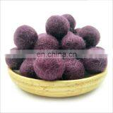 Wall Hanging Craft Colorful Felt Ball With Customized Logo Printed thumbnail-1