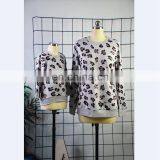 New Family Matching Christmas Mommy and Me Outfits Pullover Sweatshirt Mother Daughter Women Leopard Kitted Sweater thumbnail-4