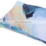 Oil Painting Sunset Mountains Decor Pillowcases Polyester 30x50cm Square Hidden Zipper Home Cushion Decorative Pillowcase thumbnail-6