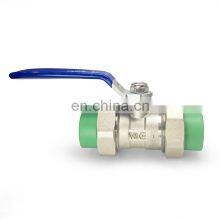 NSF372 WRAS Watermark UL FM Arrpoved Brass 25*25 PVC Ball Valve thumbnail-2