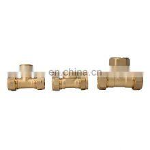 Cheap t Tee Brass Casting Union Fitting for pe Pipe thumbnail-2