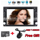 2din win ce 6.2'' car dvd player/car stereo radio for universal car/ bluetooth gps radio swc rear camera input aux in                        
                                                Quality Choice