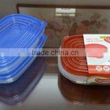 Good Selling 2 Pcs Set Plastic Food Storage Container 1000ml thumbnail-1
