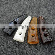 Custom Oeko Tex Plastic Olive Coat Acrylic Toggles Button