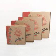Promotional Custom Printing Wholesale Pizza Box Corrugated Board Kraft Paper Recycled Materials thumbnail-1