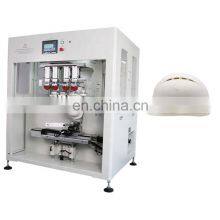 Semi-auto 4 Colors Safety Hard Hat Helmets Ink Cup Prices Pad Printer Printing Machine