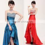 C70455A Before Long After the Short Dress With Asymmetrical for Wedding Dress