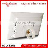 7-inch Digital Photo Frame Video Loop With 800 x 480 Pixels Resolution and MP3 Player thumbnail-5