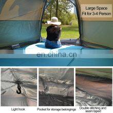 Wholesale Outdoor Tent Outdoor Camping Double Open Automatic Double Spring 3-4 People Beach Waterproof Camping Tent thumbnail-3