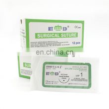 Sterile non-absorbable surgical Nylon  suture with needle