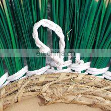Wholesale Green Natural Seagrass Boho Mirror Decorative Wall Mirror Decor Art Decor Manufacturer Vietnam Supplier thumbnail-5