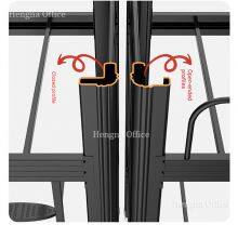 Heavy Duty Queen Size Bed Bunk Bed HG-BB054|1500mm Wide Steel Frame Double Decker With Non-slip Ladder for Adult and Family Use- OEM/ODM Supported thumbnail-5