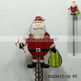 Wholesale cheap price santa claus metal card holder wall decoration, wall hanging business card holder