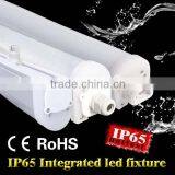Waterproof IP66 Led Tunnel Light Led Linear 4ft Led Tube Light Fixture
