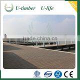 Wood Grain WPC Composite Decking for Yard