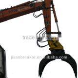 Solid KOBELCO Excavator Clamps,KOBELCO Excavator Grab,rotating Grapple thumbnail-1