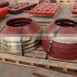 Mining and crushing use and crusher machine type wear parts