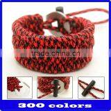 wholesale football team paracord bracelet