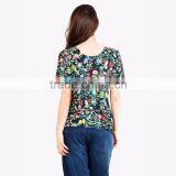 2015 Latest Top Selling Free Size Custom Printed Latest Abstract Printing Dry Fit T-shirt thumbnail-4