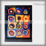 HOT modern painting reproduction glass painting