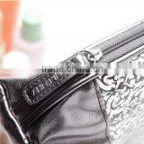 Personalized High Quality Newest Half Moon Lace Printing Transparent PVC Makeup Bag thumbnail-3