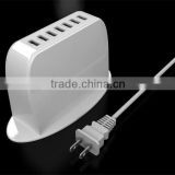 New Design 7 Port USB Charger for Mobile Phone and Tablets