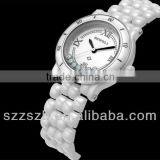 China Supplier Factory Direct OEM High Quality Charming Ceramic Women's Wristwatch With Calendar Quality Choice thumbnail-1