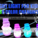 7 Color Changing Snow Man for Christmas Decoration LED Night Light thumbnail-2