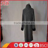 Coral Fleece Zip Bathrobe thumbnail-3